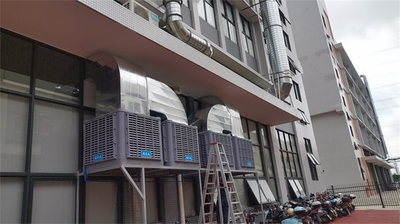 纸品车间降温案例！